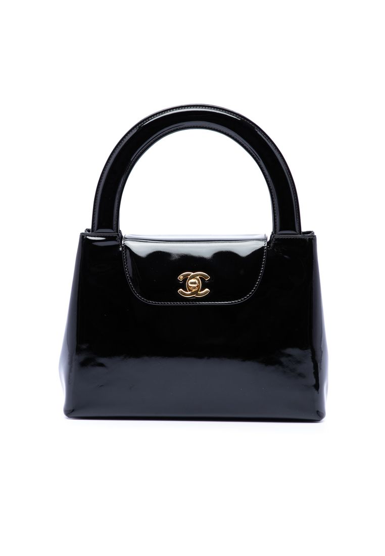 Chanel Pre-Loved Chanel Patent Kelly Top Handle Flap