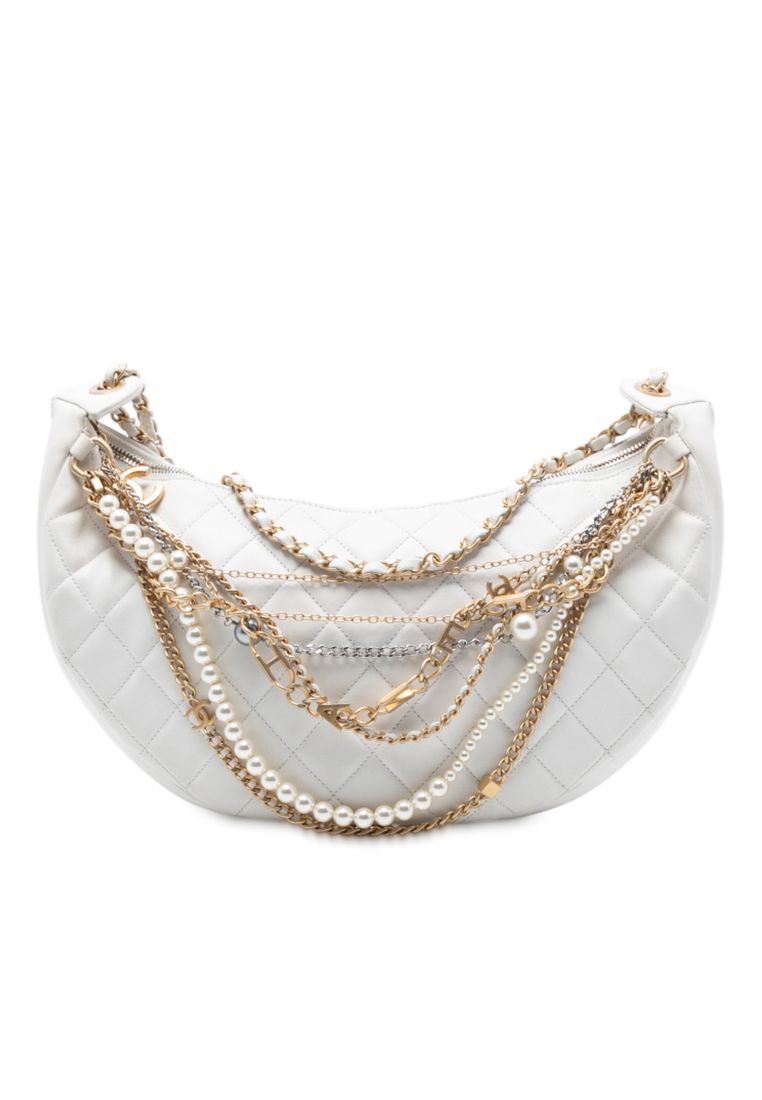 Chanel Pre-Loved Chanel Quilted Lambskin All About Chains Hobo