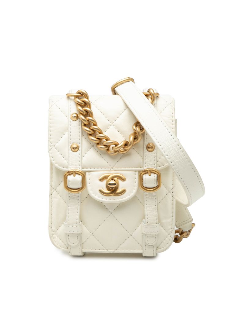 Chanel Pre-Loved Chanel Mini Aged Calfskin City School Flap