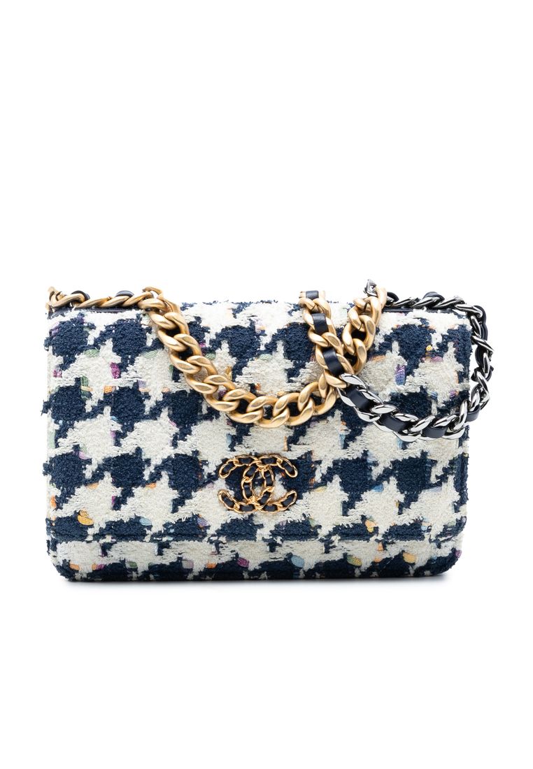 Chanel Pre-Loved Chanel Tweed 19 Wallet On Chain