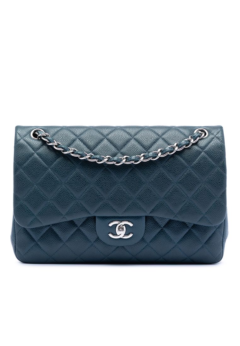Chanel Pre-Loved Chanel Jumbo Classic Caviar Double Flap