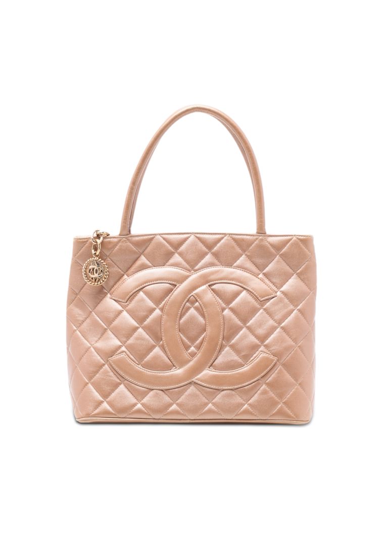 Chanel Pre-Loved Chanel Lambskin Medallion Tote