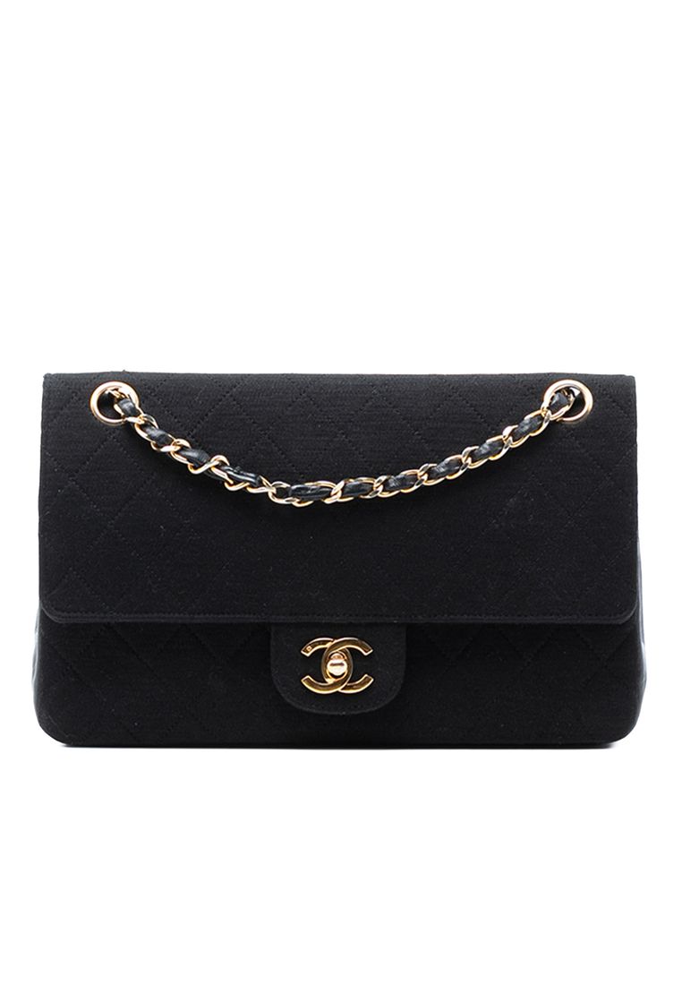 Chanel Pre-Loved Chanel Medium Classic Jersey Double Flap