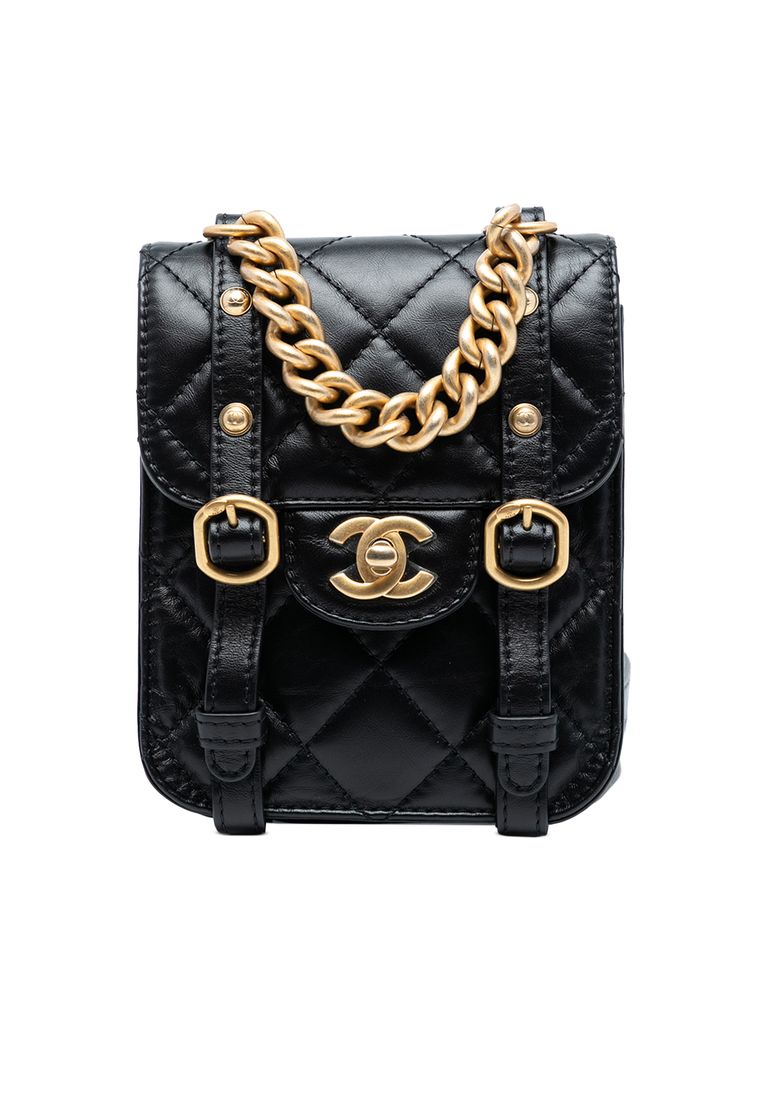 Chanel Pre-Loved Chanel Mini Aged Calfskin City School Flap