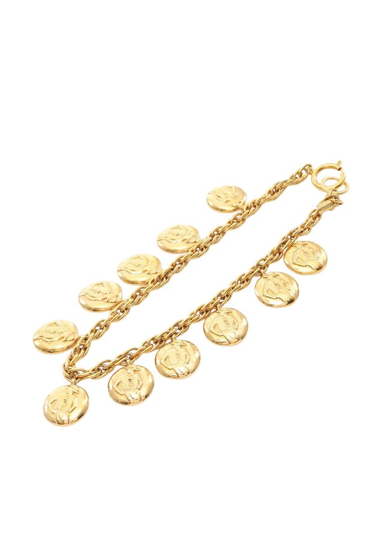 Chanel Pre-Loved Chanel Gold Plated Mademoiselle Chain Necklace