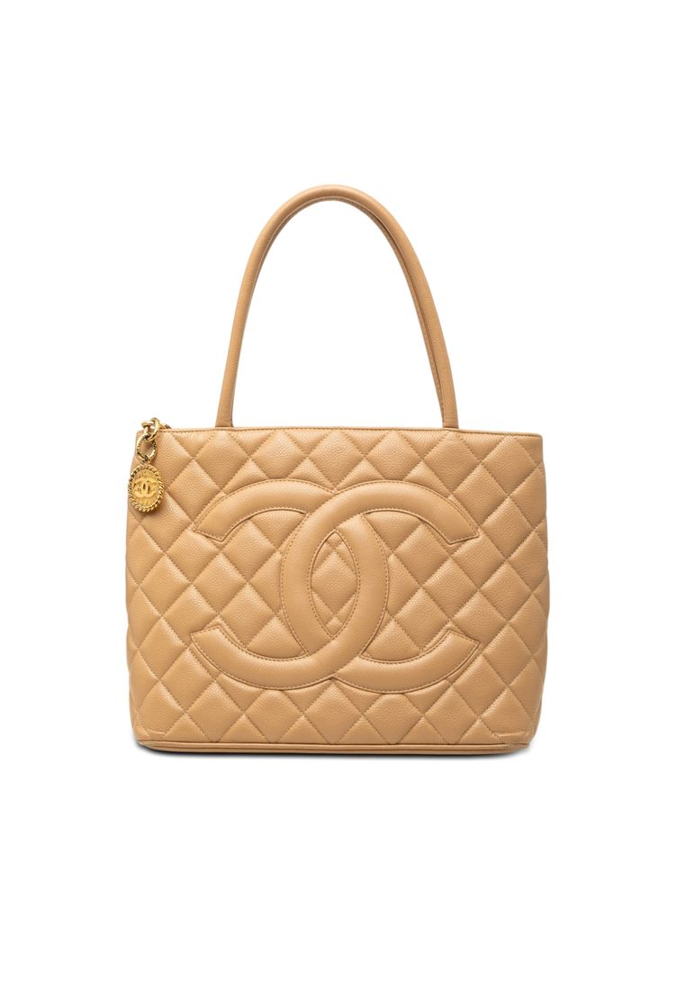 CHANEL Pre-Loved Chanel Caviar Medallion Tote