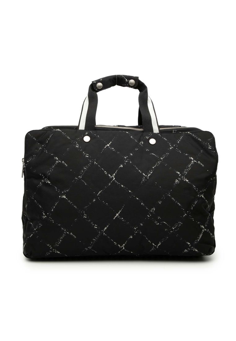 CHANEL Pre-Loved Chanel Old Travel Line Nylon Travel Bag