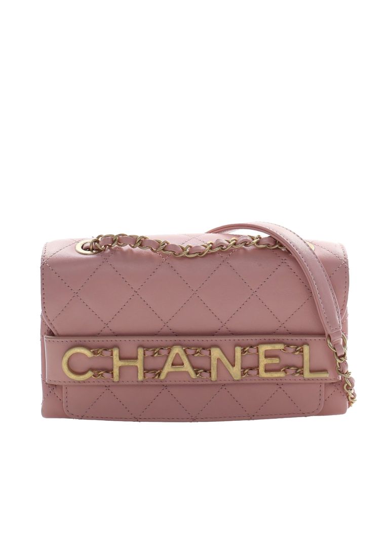 Chanel Pre-Loved Chanel Small Quilted Calfskin Enchained Flap