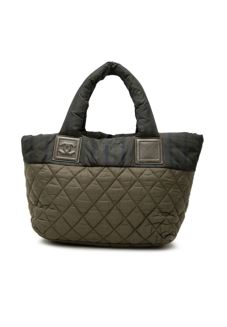 CHANEL Pre-Loved Chanel Small Quilted Nylon Coco Cocoon Tote