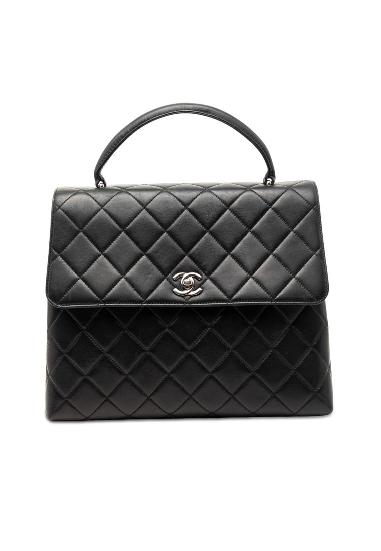 Chanel Pre-Loved Chanel Quilted Lambskin Kelly Top Handle Bag