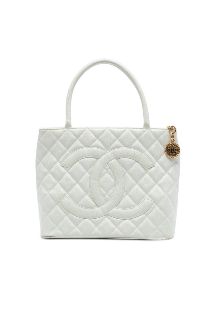 Chanel Pre-Loved Chanel Caviar Medallion Tote