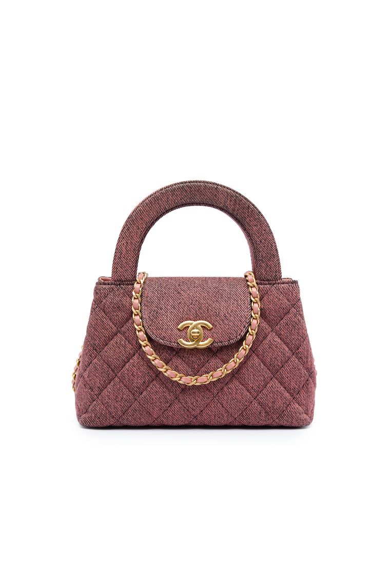 CHANEL Pre-Loved Chanel Nano Washed Denim Kelly Shopper Bag