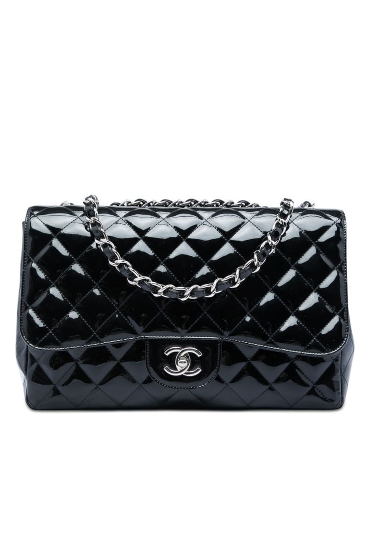 Chanel Pre-Loved Chanel Jumbo Classic Patent Single Flap