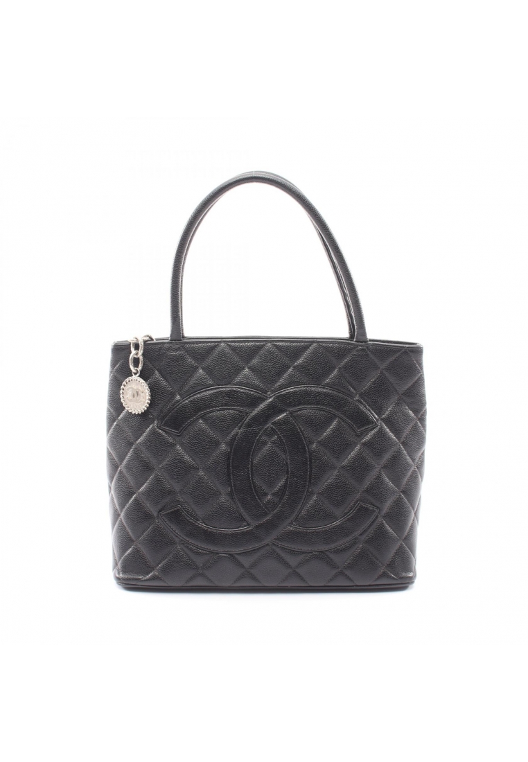 Chanel Pre-Loved Chanel reissue tote Handbag tote bag Caviar skin black silver hardware