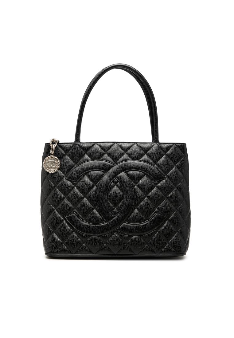 CHANEL Pre-Loved Chanel Caviar Medallion Tote