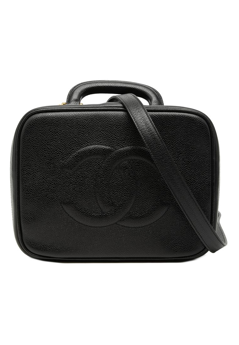 Chanel Pre-Loved Chanel Cc Caviar Vanity Case