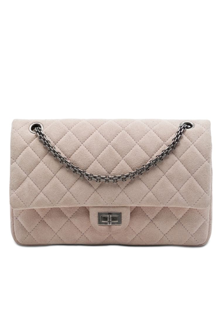 Chanel Pre-Loved Chanel Quilted Suede Reissue 2.55 Double Flap 226
