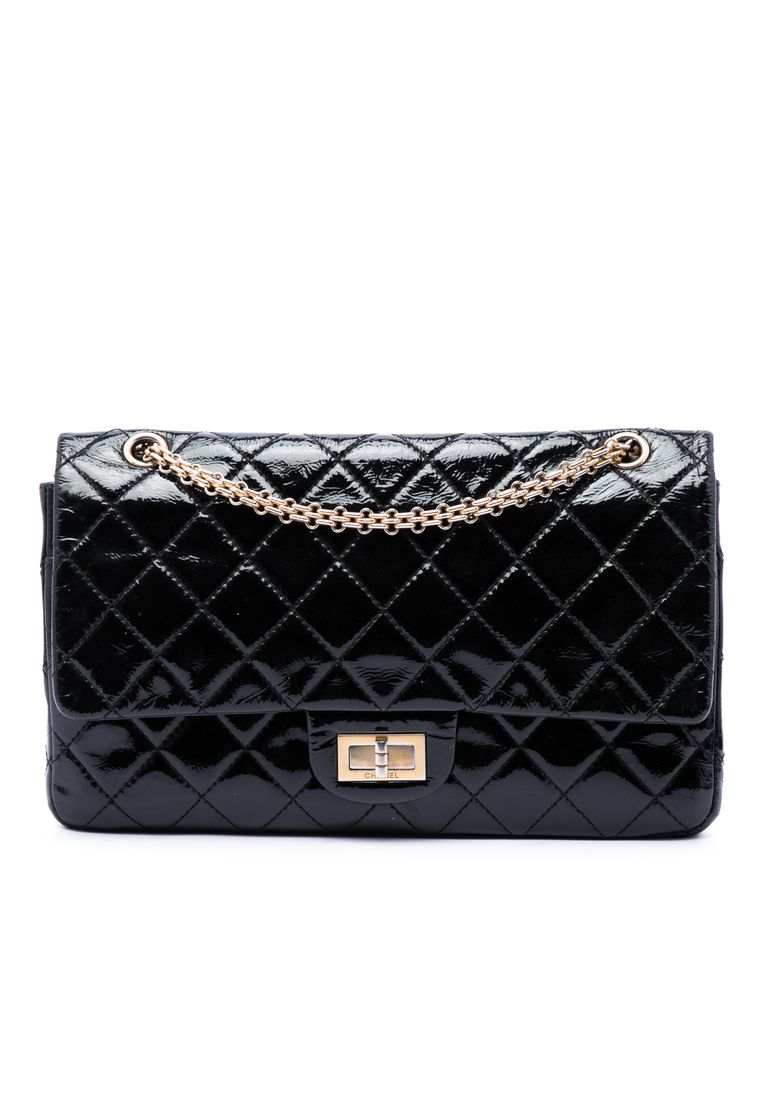 Chanel Pre-Loved Chanel Quilted Patent Reissue 2.55 Double Flap 227