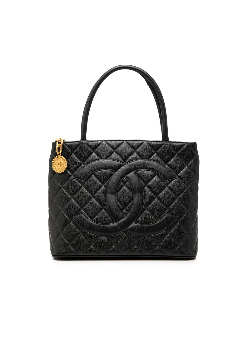 Chanel Pre-Loved Chanel Caviar Medallion Tote