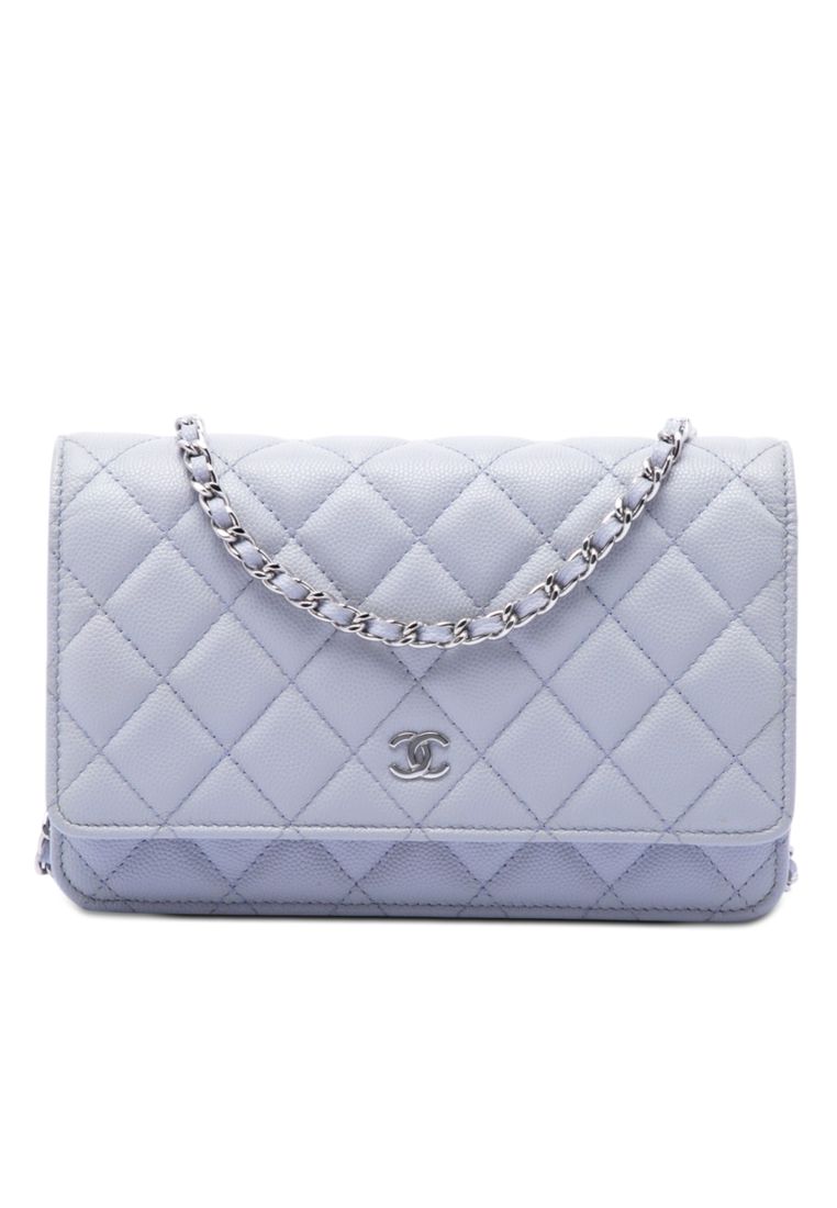 CHANEL Pre-Loved Chanel Classic Caviar Wallet On Chain