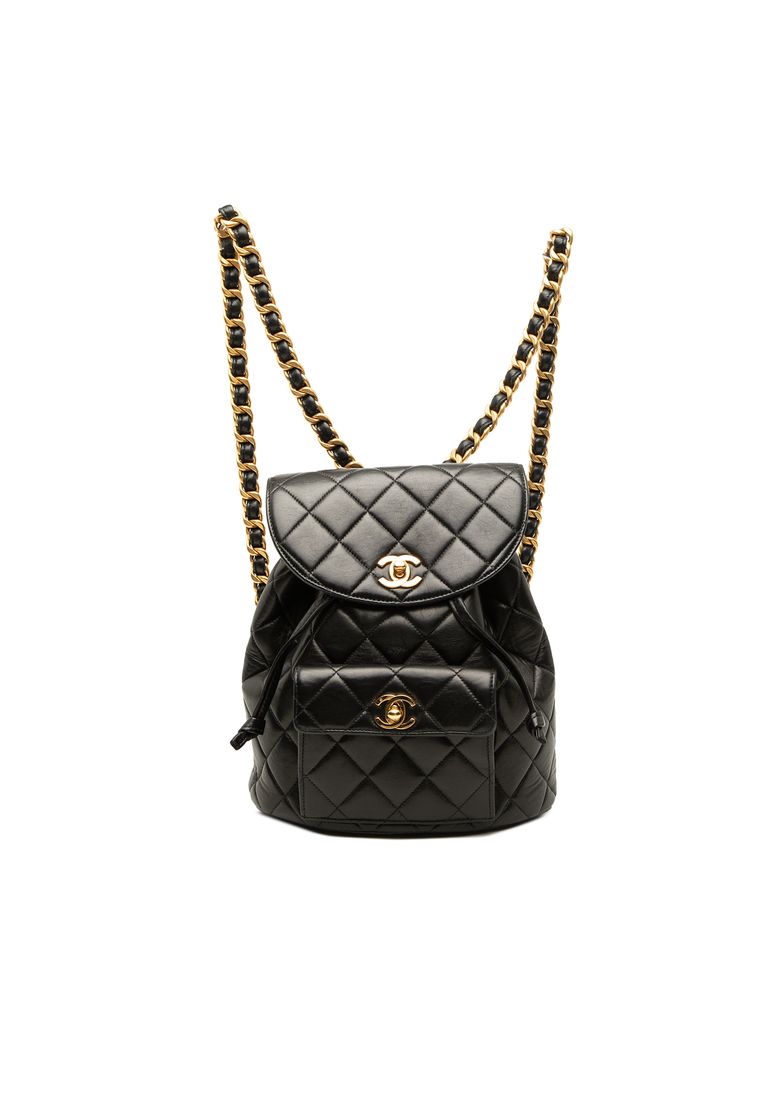 CHANEL Pre-Loved Chanel Medium Quilted Lambskin Duma Backpack