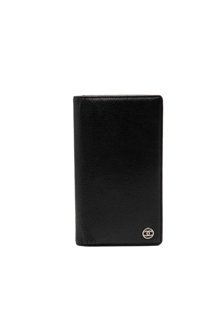 CHANEL Pre-Loved Chanel Cc Goatskin L Yen Wallet