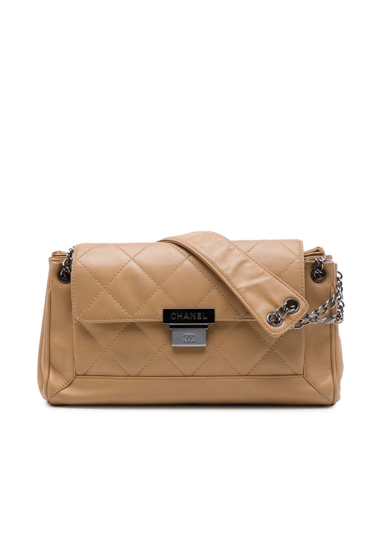 Chanel Pre-Loved Chanel Small Quilted Caviar Accordion Flap