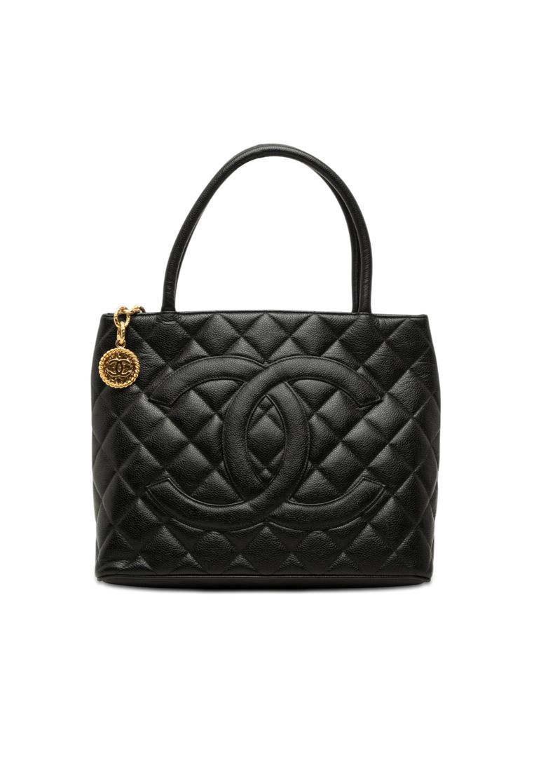 CHANEL Pre-Loved Chanel Caviar Medallion Tote
