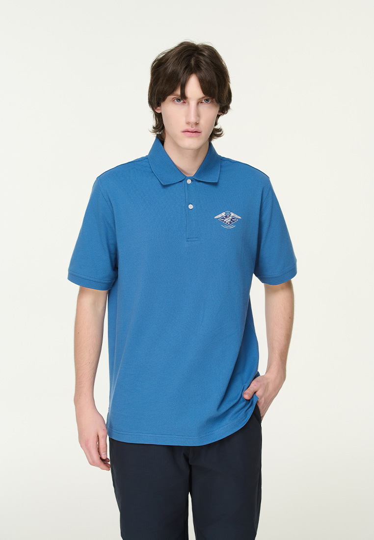 Chevignon Men's Biker Print Polo Shirt