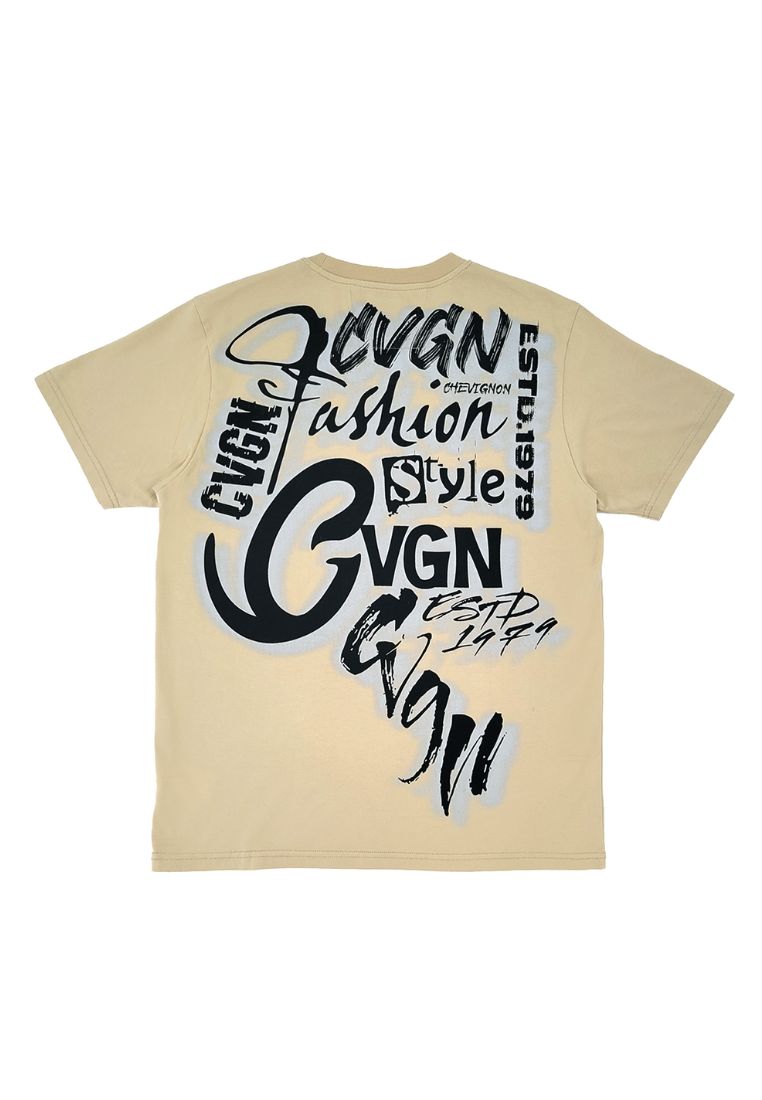 Chevignon Mens Traveler Motion Graphic Tee