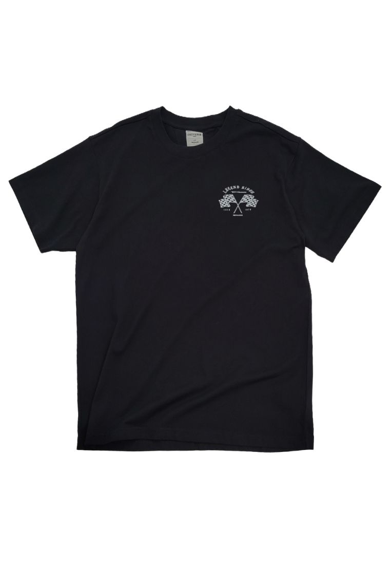 Chevignon Men's Biker Graphic Tee