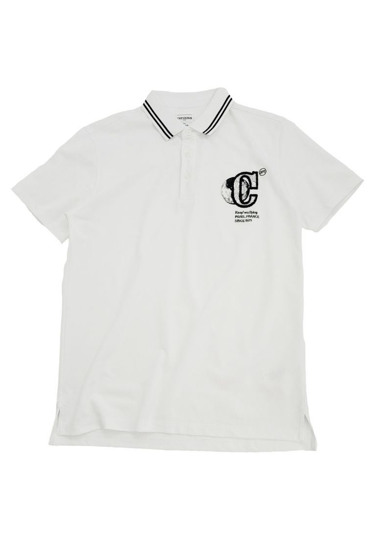 Chevignon Men's Globe Embroidary Polo