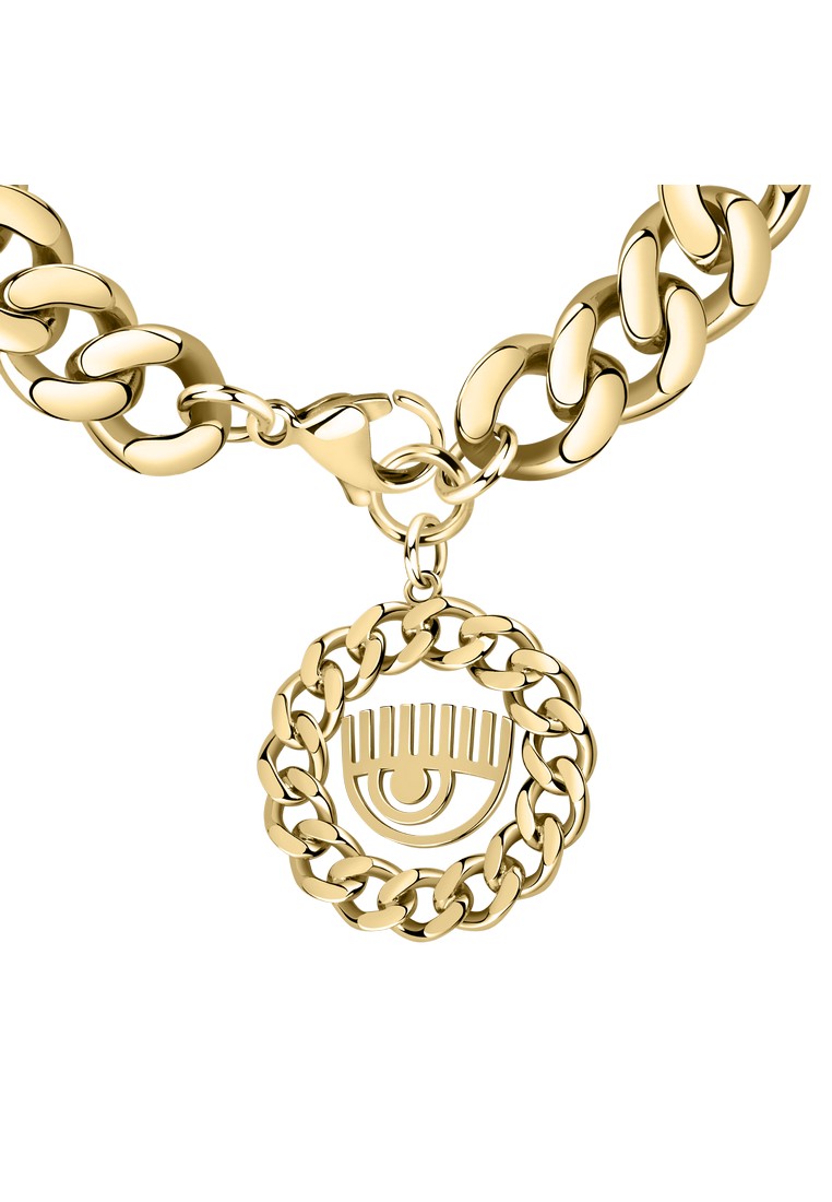 Chiara Ferragni Chiara Ferragni Chain 180mm Women's Gold Bracelets J19AUW37