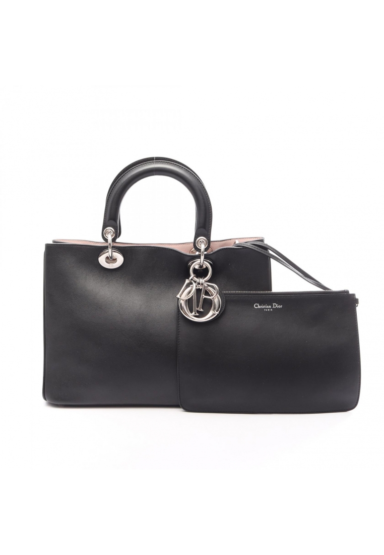 Christian Dior Pre-Loved Christian Dior Diorissimo Handbag leather black