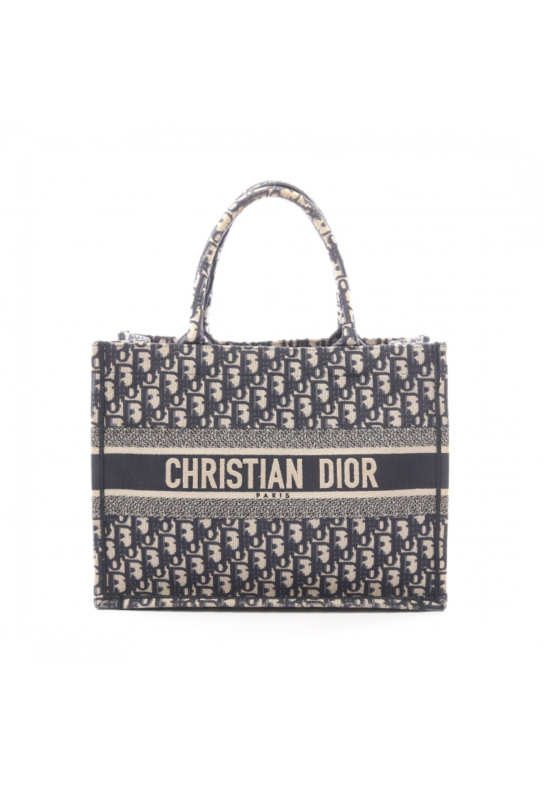 Christian Dior Pre-Loved Christian Dior BOOK TOTE book tote Medium oblique Handbag tote bag canvas i