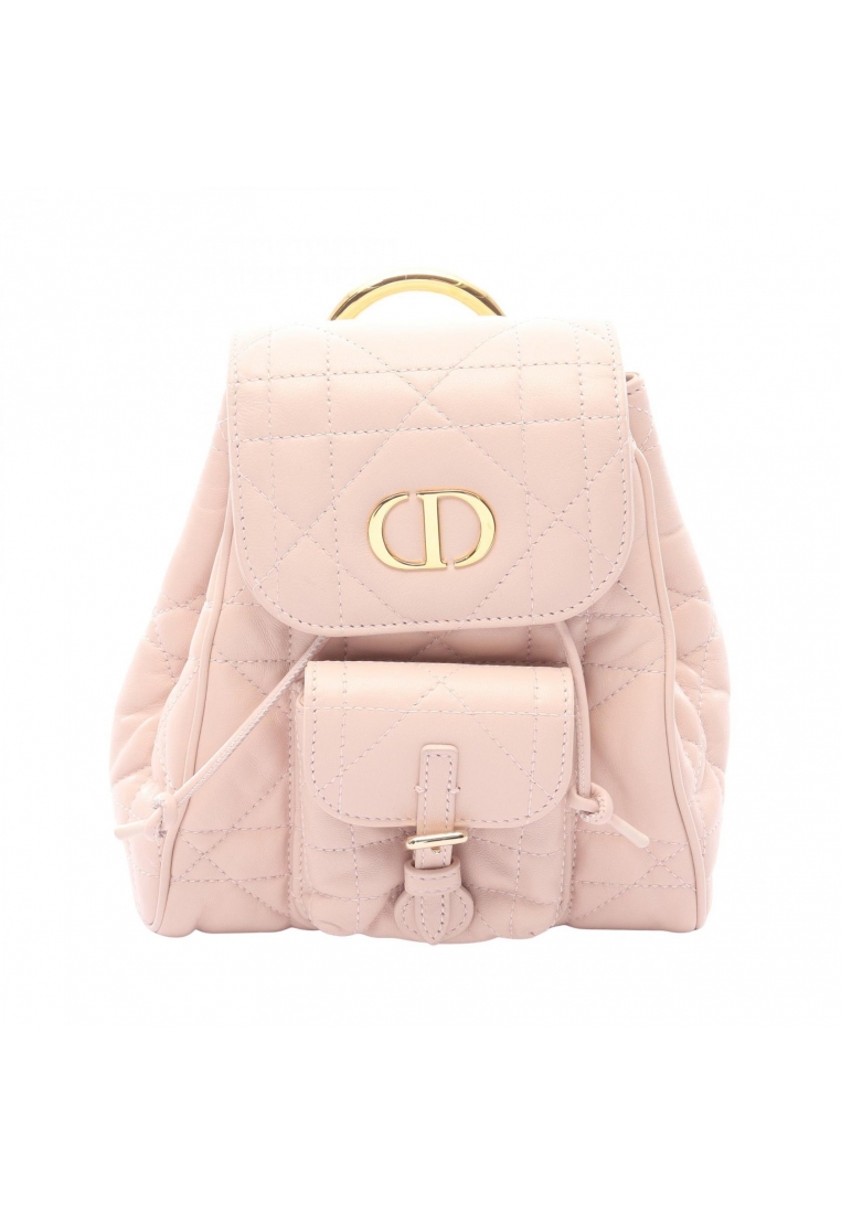 Christian Dior Pre-Loved Christian Dior CARO Karo Small Macro Cannage Backpack rucksack leather Ligh