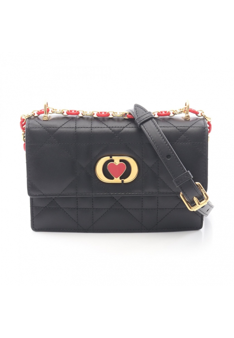 Christian Dior Pre-Loved Christian Dior MISS CARO chain shoulder bag leather black
