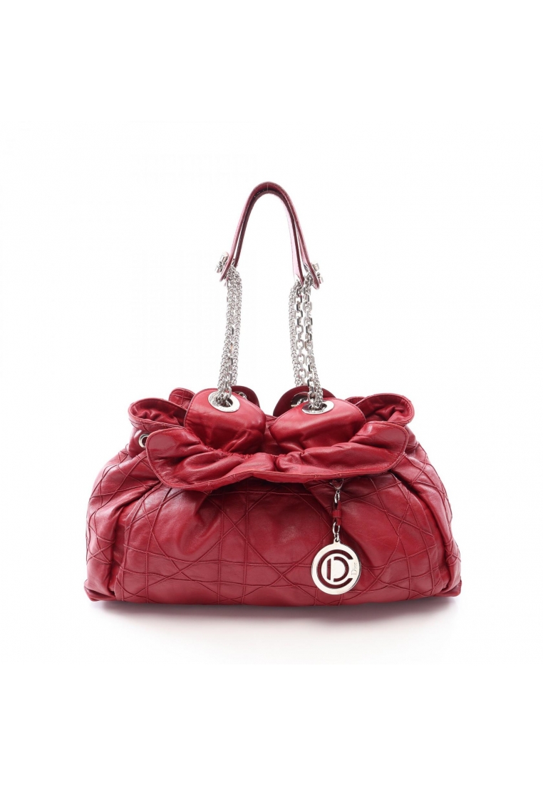 Christian Dior Pre-Loved Christian Dior Rutrand chain shoulder chain shoulder bag chain tote bag lea