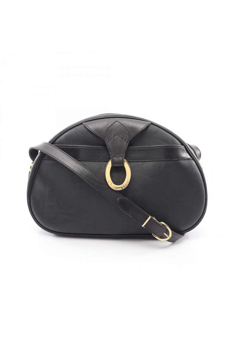 Christian Dior Pre-Loved Christian Dior Trotter Shoulder bag PVC leather black