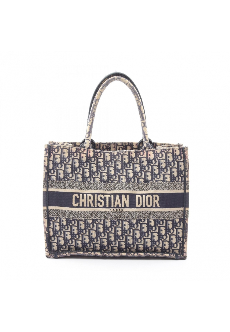 Christian Dior Pre-Loved Christian Dior BOOK TOTE book tote Medium oblique Handbag tote bag canvas i