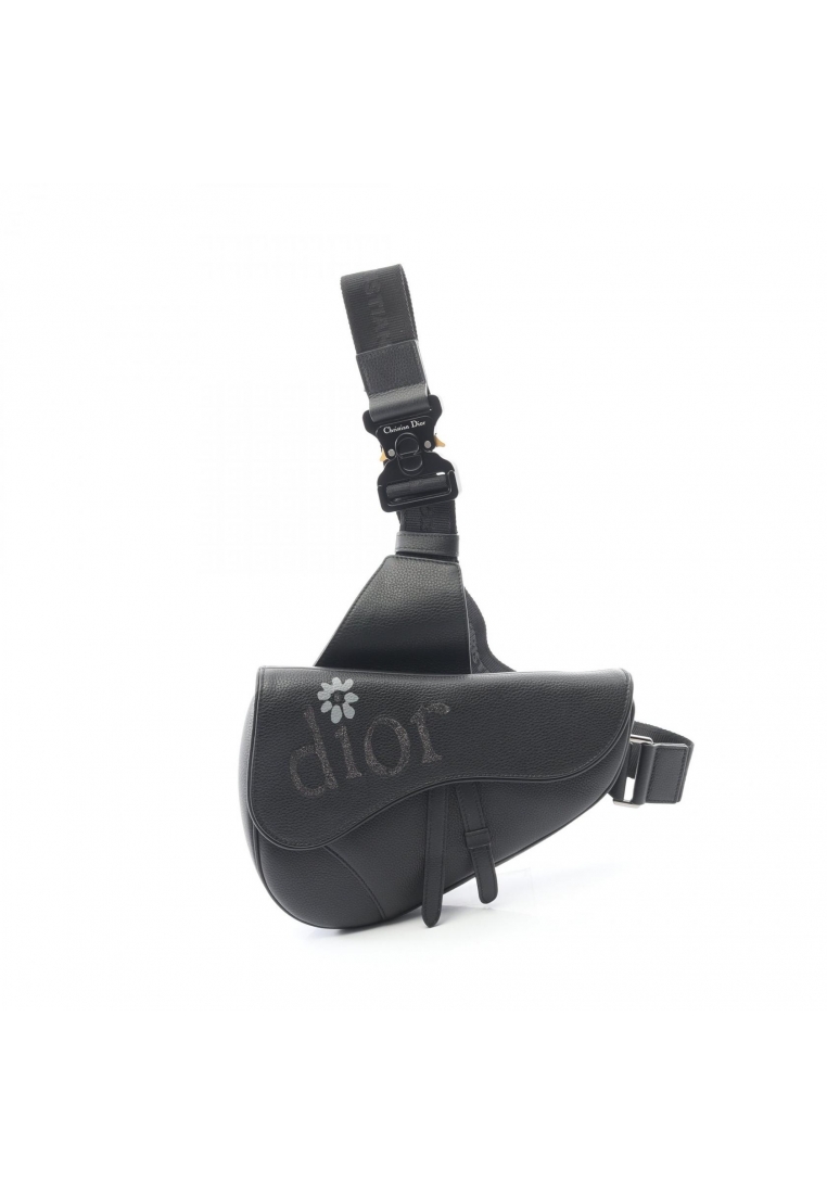 Christian Dior Pre-Loved Christian Dior Christian Dior × ERL saddle bag body bag embroidery leather 
