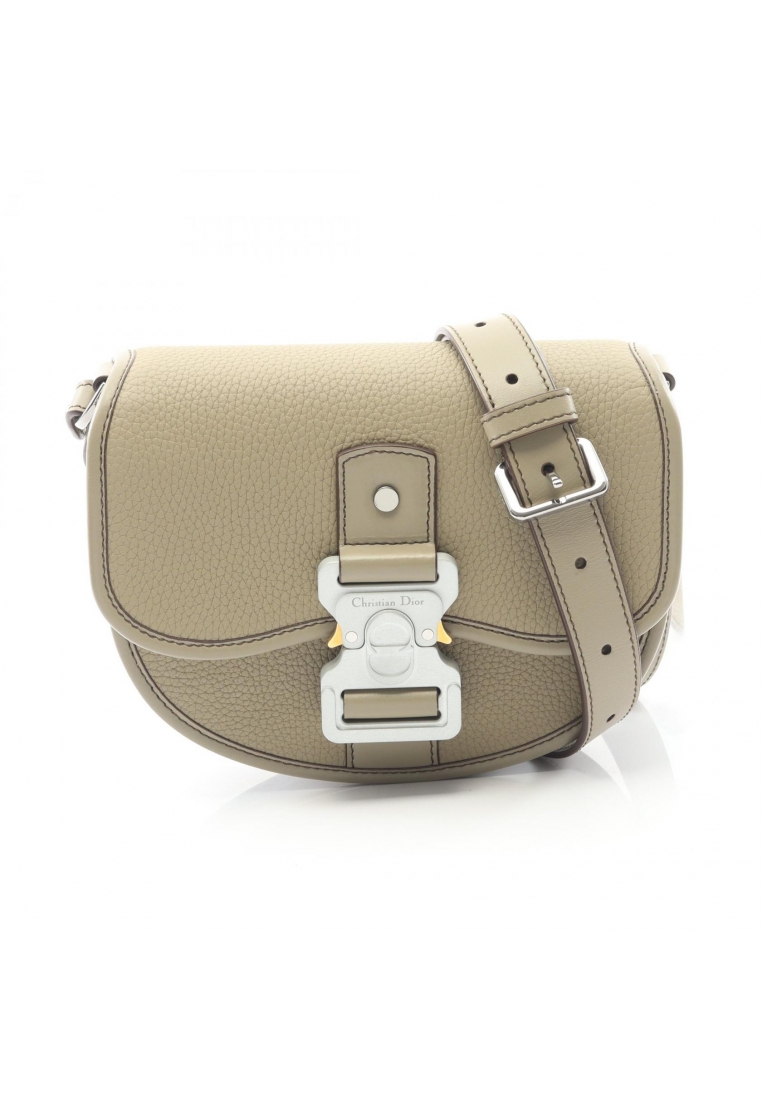 Christian Dior Pre-Loved Christian Dior GALLOP gallop mini Shoulder bag leather beige
