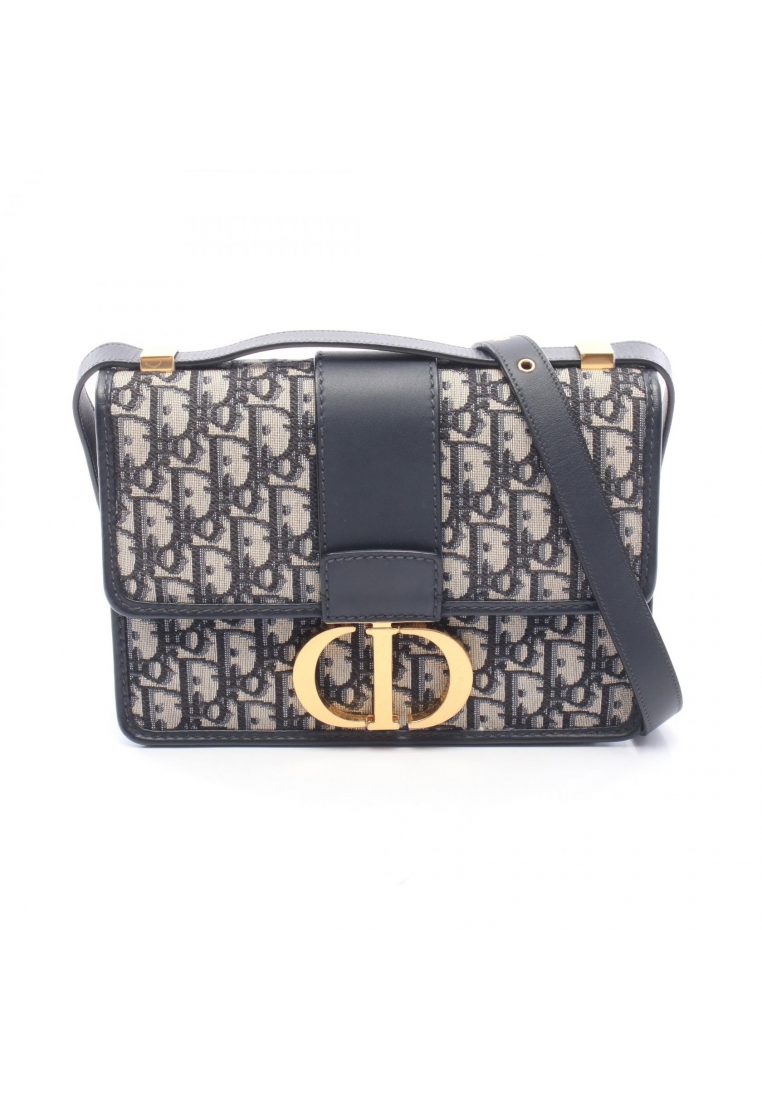 CHRISTIAN DIOR Pre-Loved Christian Dior 30 MONTAIGNE Montaigne oblique jacquard chain shoulder bag c