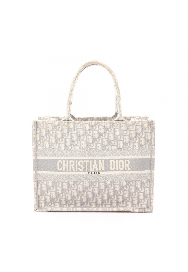 Christian Dior Pre-Loved Christian Dior BOOK TOTE book tote Medium Handbag tote bag canvas off white