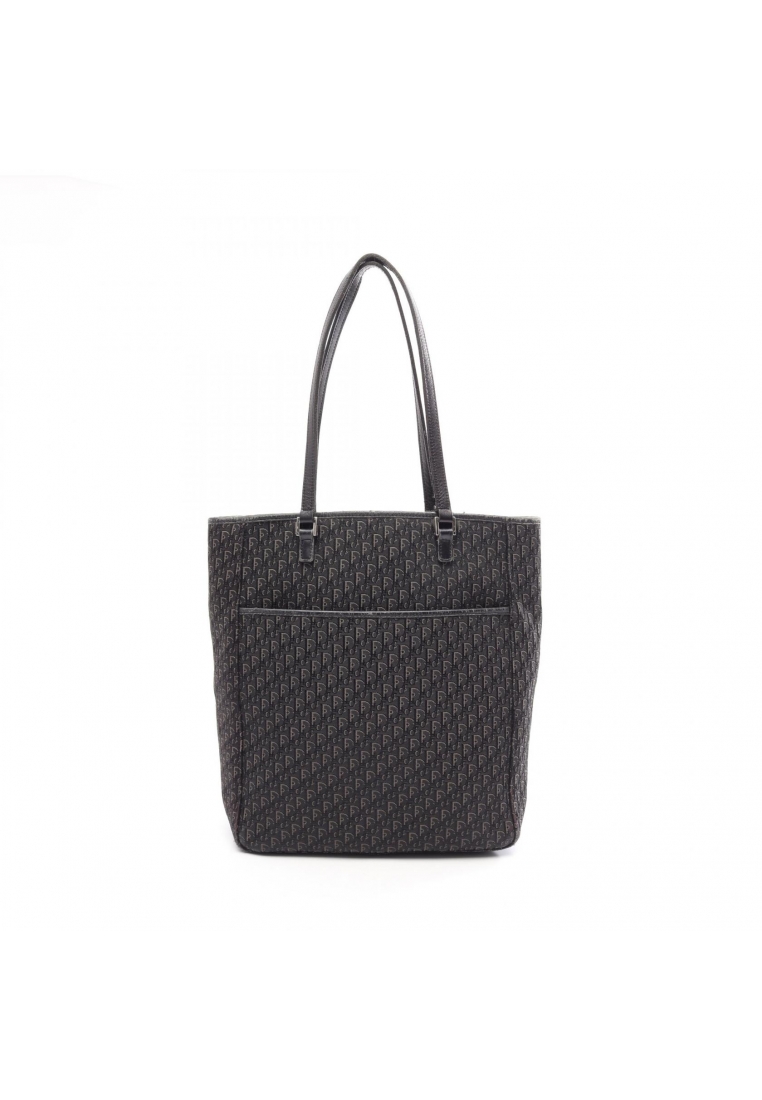 Christian Dior Pre-Loved Christian Dior Trotter Shoulder bag tote bag canvas leather black