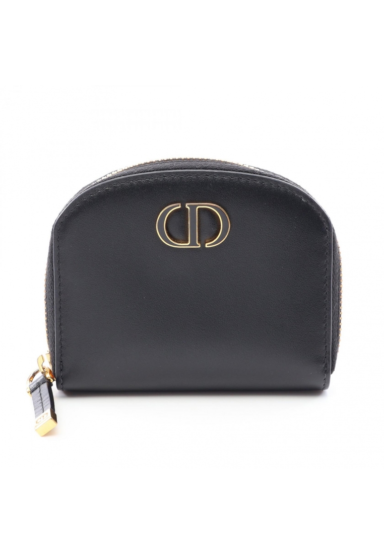 Christian Dior Pre-Loved Christian Dior 30 MONTAIGNE Montaigne coin purse leather black