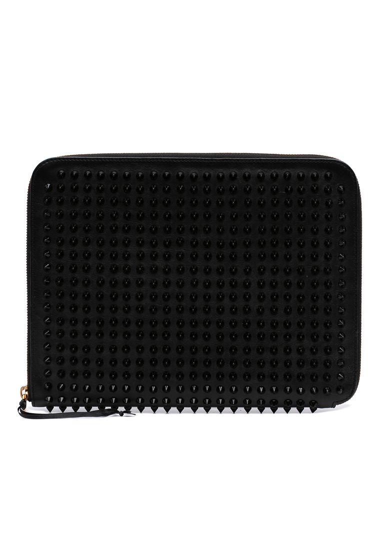 Christian Louboutin Pre-Loved Christian Louboutin Calfskin Spike Ipad Case