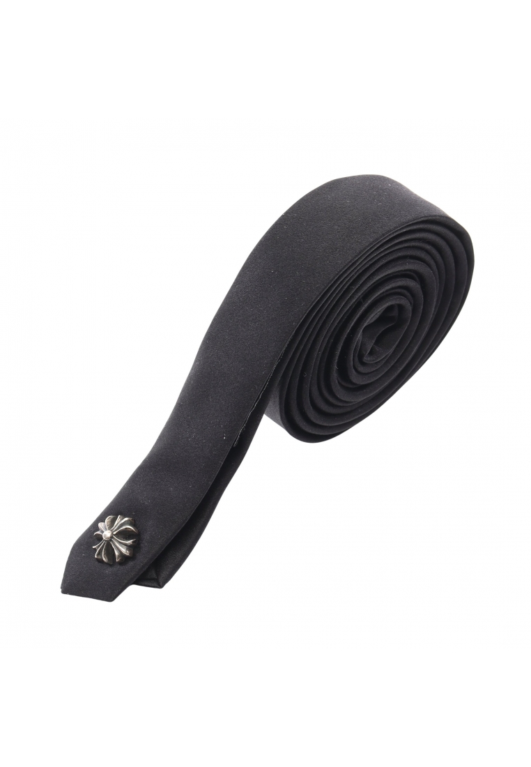 Chrome Hearts Pre-Loved Chrome Hearts CH Plus tie silk black