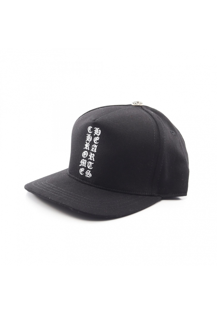 Chrome Hearts Pre-Loved Chrome Hearts Vertical Logo cap cotton black