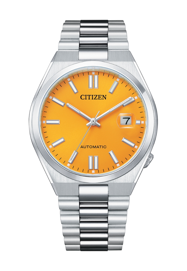 Citizen Citizen Tsuyosa Collection Yellow Dial Stainless Steel Band Sapphire Glass Mechanical Watch 